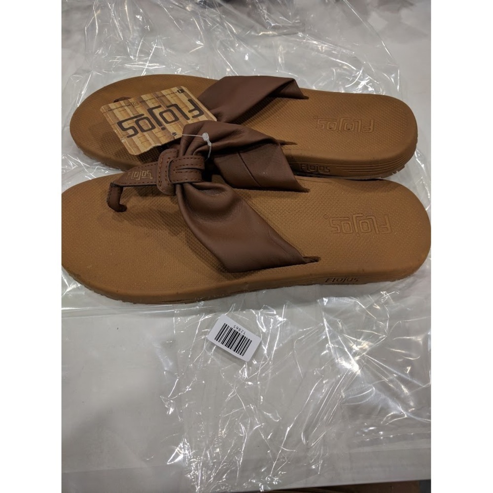 Flojos Cole 2.0 Women's sandal in tobacco brown